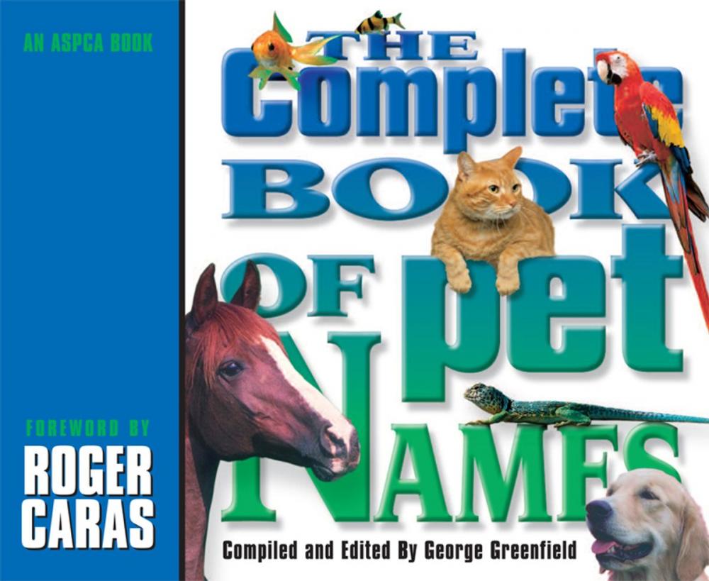 Big bigCover of The Complete Book of Pet Names