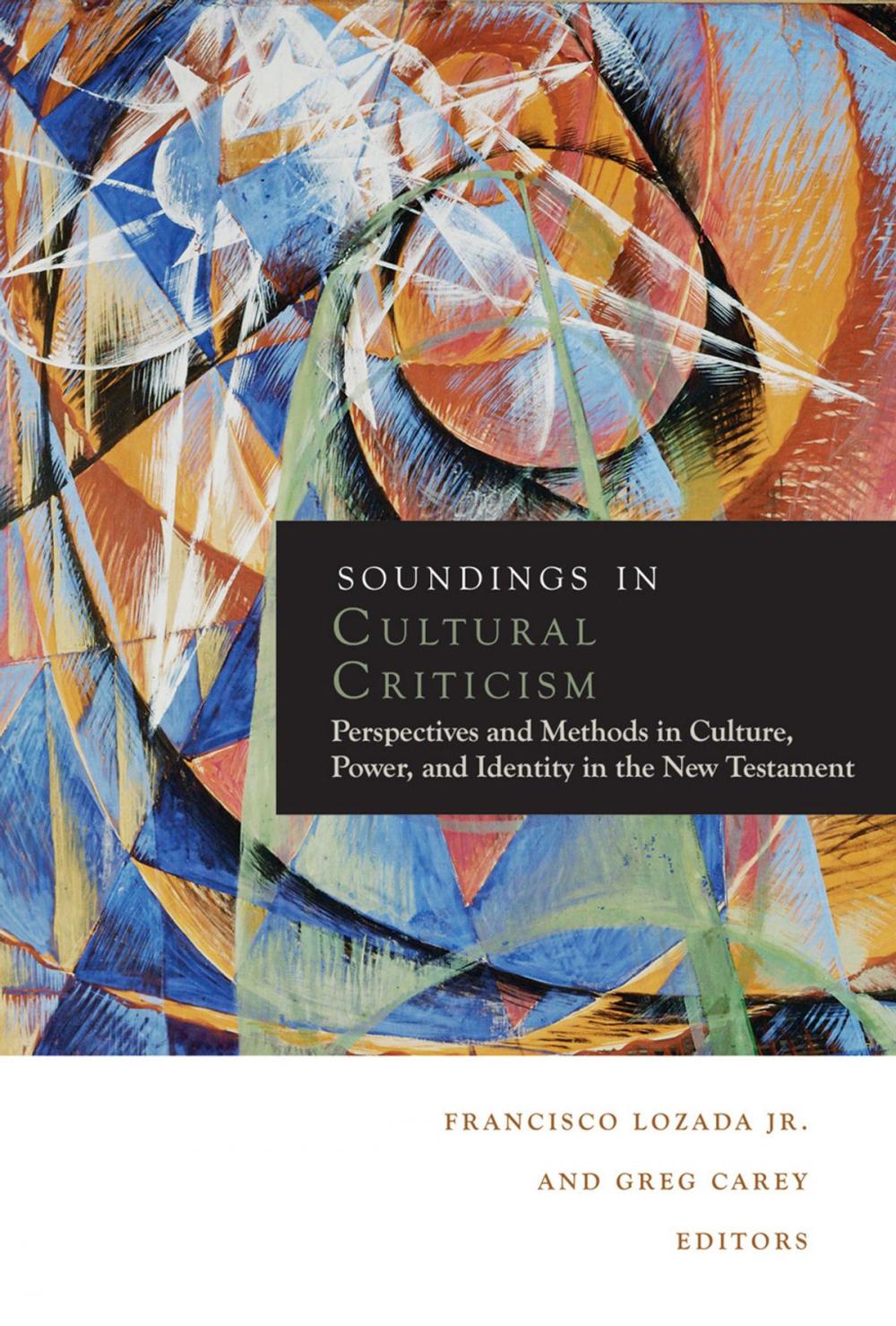 Big bigCover of Soundings in Cultural Criticism