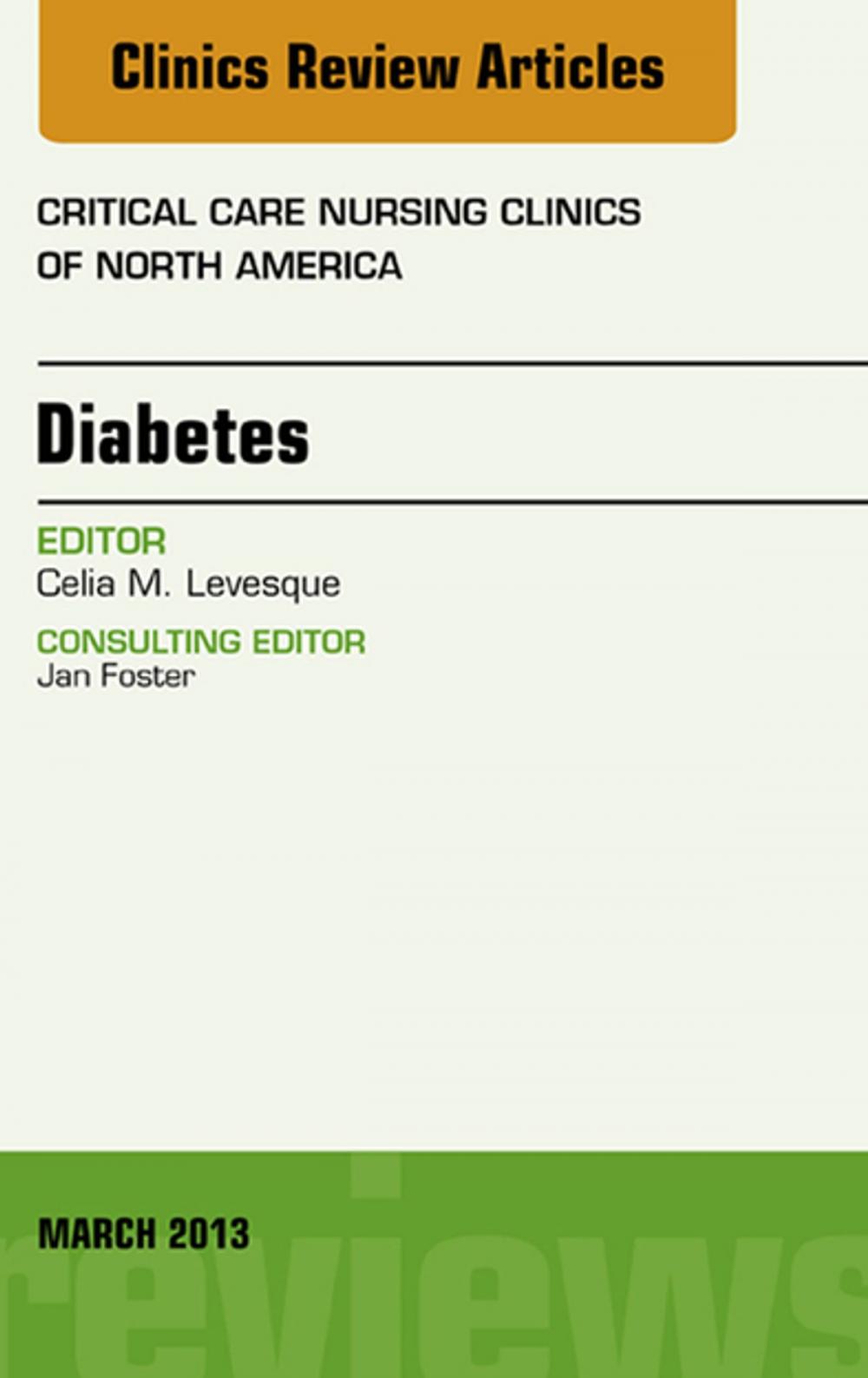 Big bigCover of Diabetes, An Issue of Critical Care Nursing Clinics, E-Book