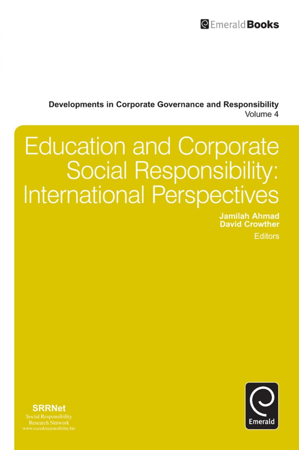 Big bigCover of Education and Corporate Social Responsibility