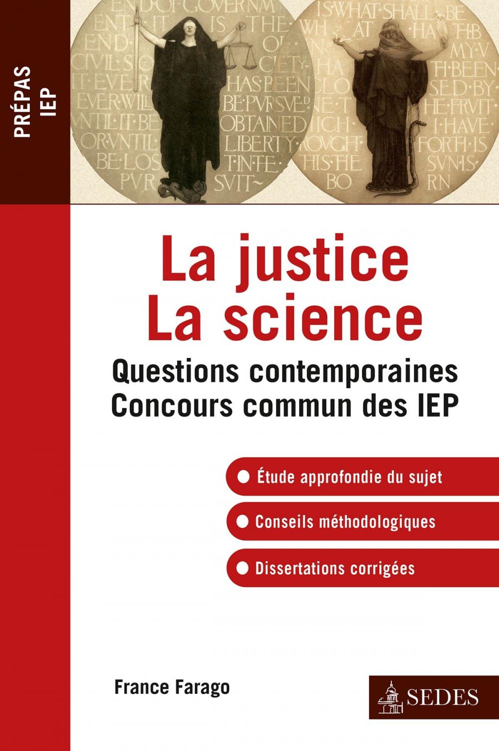 Big bigCover of La justice La science