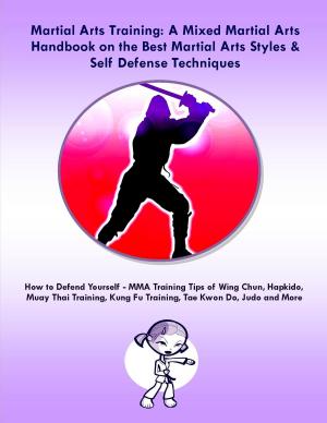 Book cover of Martial Arts Training: A Mixed Martial Arts Handbook on the Best Martial Arts Styles & Self Defense Techniques