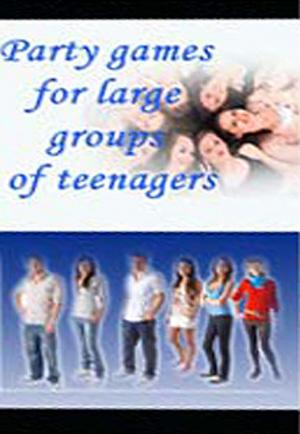 Cover of the book Party games for large groups of teenagers by Jesse Eisenberg