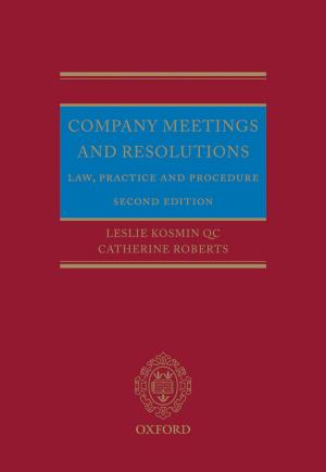 Cover of the book Company Meetings and Resolutions by Allan J. Kimmel