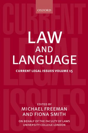 Cover of the book Law and Language by Kevin Talbot, Rachael Marsden