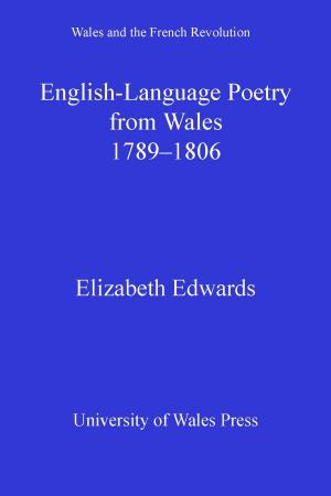 Book cover of English-language Poetry from Wales 1789-1806