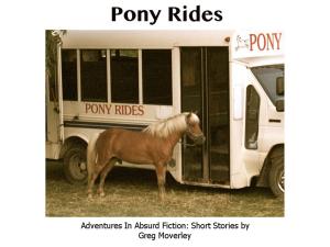 Cover of the book Pony Rides by Larry Murray