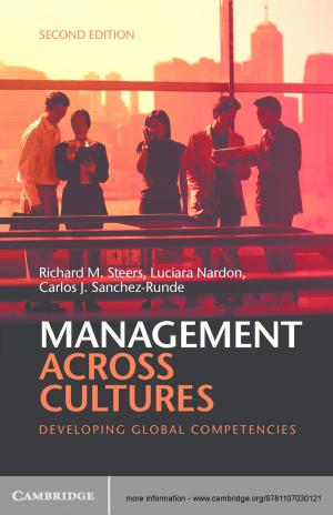 Cover of the book Management across Cultures by Gert Brüggemeier