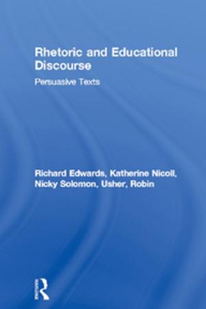 Cover of the book Rhetoric and Educational Discourse by Gerry Stahl