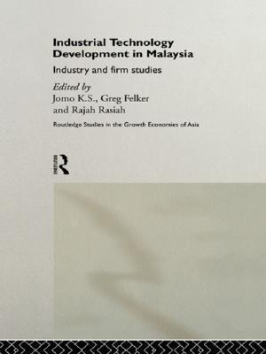Cover of the book Industrial Technology Development in Malaysia by Alan Ewert, Curt Davidson