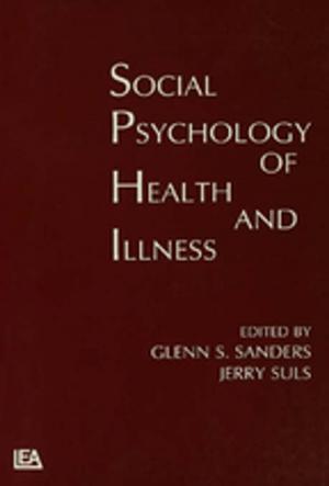 Cover of the book Social Psychology of Health and Illness by 