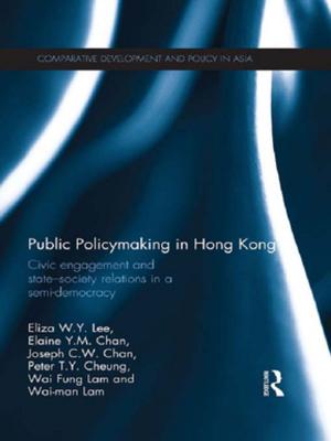 bigCover of the book Public Policymaking in Hong Kong by 
