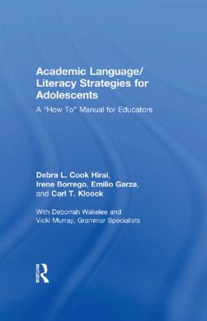 Book cover of Academic Language/Literacy Strategies for Adolescents