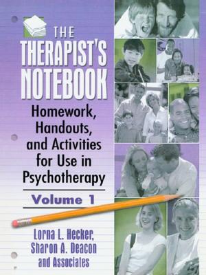 Cover of the book The Therapist's Notebook by R. C. Schank, C. K. Riesbeck