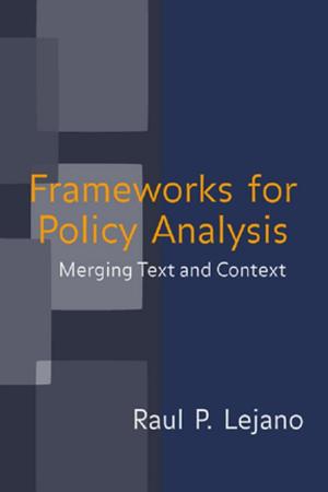 Book cover of Frameworks for Policy Analysis