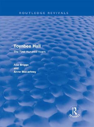 Book cover of Toynbee Hall (Routledge Revivals)