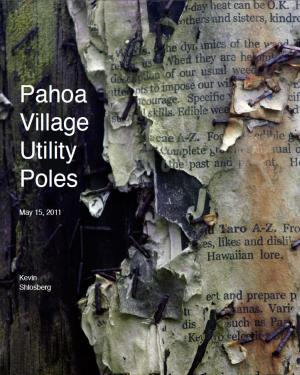 Cover of the book Pahoa Village Utility Poles by Kathryn Hamm, Thea Dodds