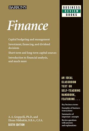 Cover of the book Finance by Mary Elizabeth M.Ed.