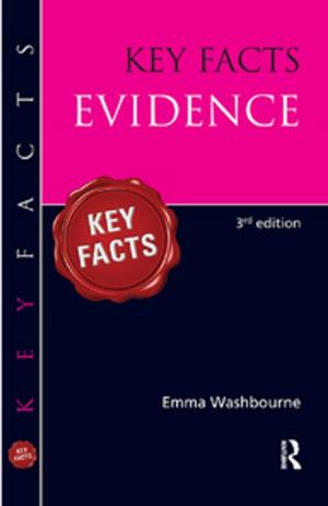 Cover of the book Key Facts Evidence by W. Richard Whitaker, Ronald D. Smith, Janet E. Ramsey