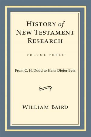 Cover of the book History of New Testament Research by Walter Brueggemann