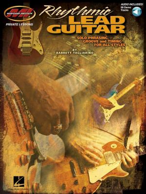 Book cover of Rhythmic Lead Guitar - Solo Phrasing, Groove and Timing for All Styles