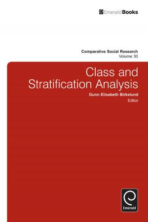 Cover of the book Class and Stratification Analysis by Anthony F. Rotatori