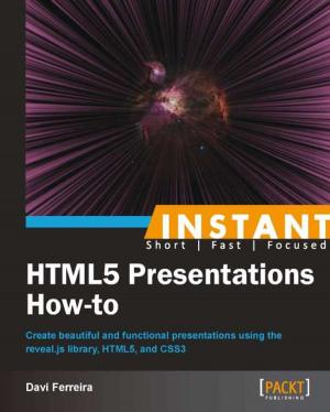 Cover of the book Instant HTML5 Presentations How-to by Yu-Wei, Chiu (David Chiu)