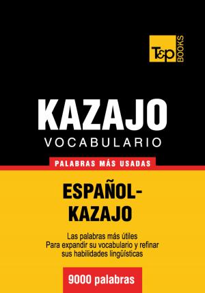 Cover of Vocabulario español-kazajo - 9000 palabras más usadas