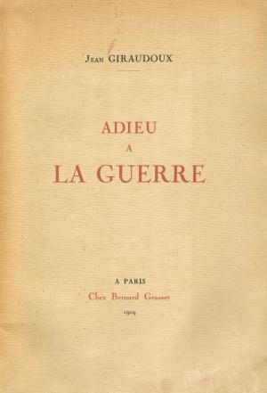 Cover of the book Adieu à la guerre by Max Gallo