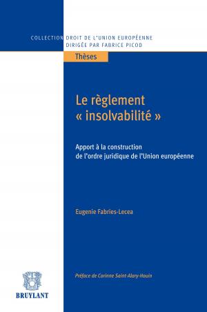 Cover of the book Le règlement "insolvabilité" by Sophie Robin-Olivier