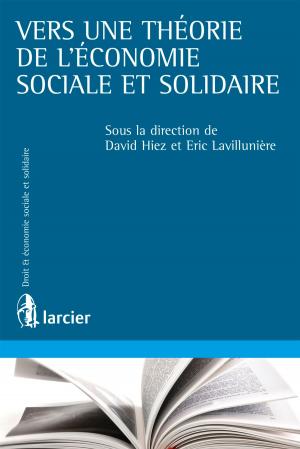 Cover of the book Vers une théorie de l'économie sociale et solidaire by Lucyna Derkacz, Philippe Poirier