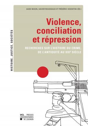 Cover of the book Violence, conciliation et répression by Luc Collès