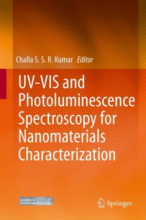 Cover of the book UV-VIS and Photoluminescence Spectroscopy for Nanomaterials Characterization by B.E. Strauer