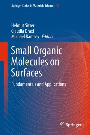Cover of the book Small Organic Molecules on Surfaces by 