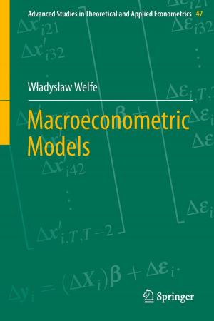Cover of the book Macroeconometric Models by J.P. Lintermans, W.G. van Dorp