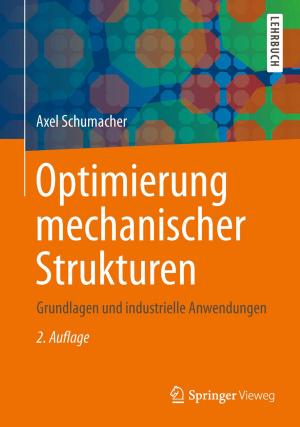Cover of the book Optimierung mechanischer Strukturen by Friederike Krämer, Norbert Mencke