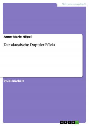 Cover of the book Der akustische Doppler-Effekt by Amang Alzakholi