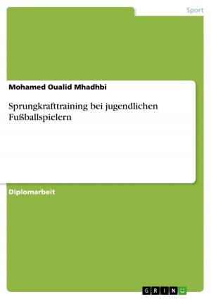 Cover of the book Sprungkrafttraining bei jugendlichen Fußballspielern by Olivia Benkovic