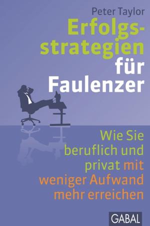 Cover of the book Erfolgsstrategien für Faulenzer by Markus Hornig
