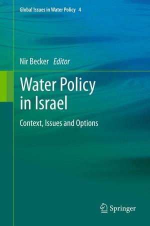 Cover of the book Water Policy in Israel by Ton J. Cleophas, Aeilko H. Zwinderman