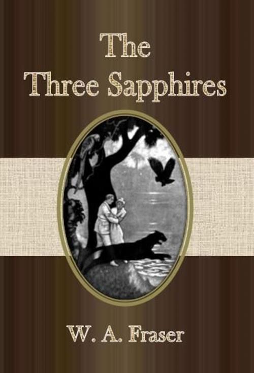 Cover of the book The Three Sapphires by W. A. Fraser, cbook