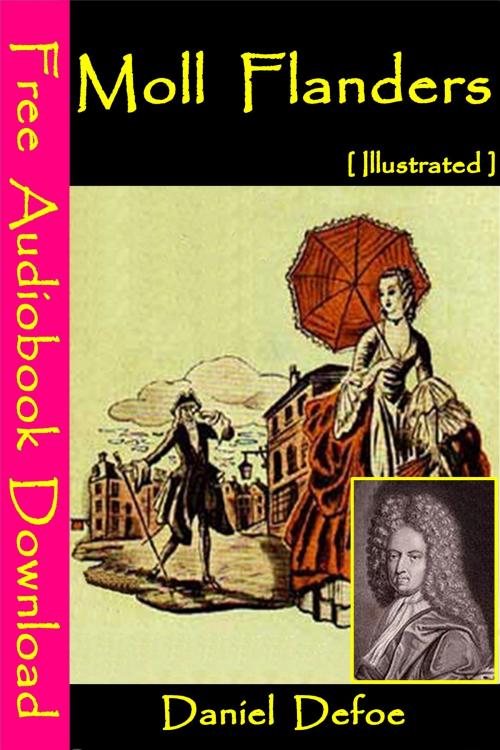 Cover of the book Moll Flanders [ Illustrated ] by Daniel Defoe, BK Publishers