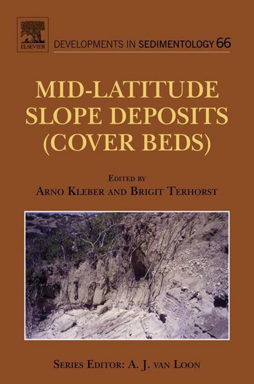 Cover of the book Mid-Latitude Slope Deposits (Cover Beds) by Arno Kleber, Birgit Terhorst, Elsevier Science