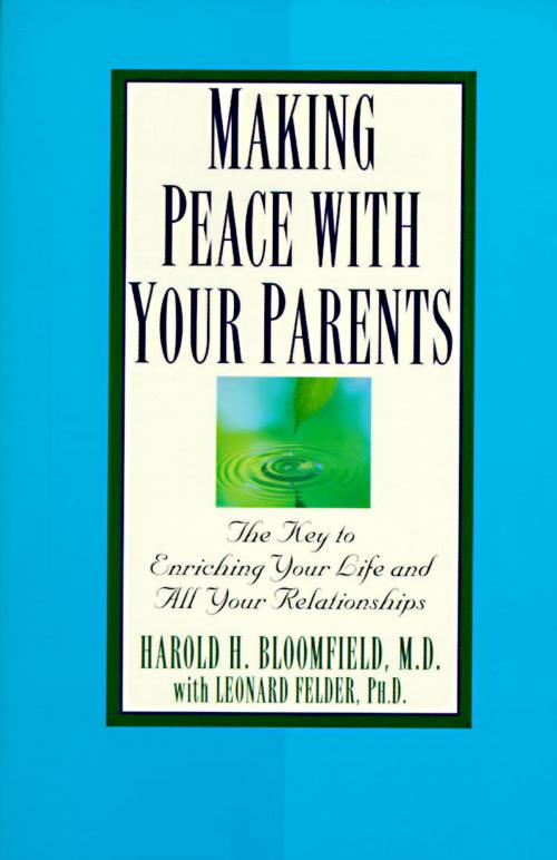 Cover of the book Making Peace with Your Parents by Harold Bloomfield, M.D., Leonard Felder, Ph.D., Random House Publishing Group