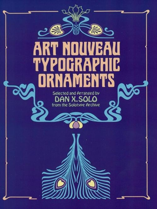 Cover of the book Art Nouveau Typographic Ornaments by , Dover Publications