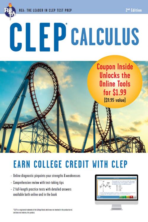 Cover of the book CLEP® Calculus Book + Online by Gregory Hill, Mel Friedman, Research & Education Association