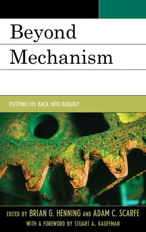 Cover of the book Beyond Mechanism by Brian G. Henning, Adam Scarfe, Lexington Books