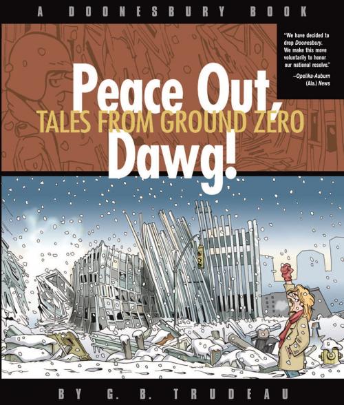 Cover of the book Peace Out, Dawg! by G. B. Trudeau, Andrews McMeel Publishing