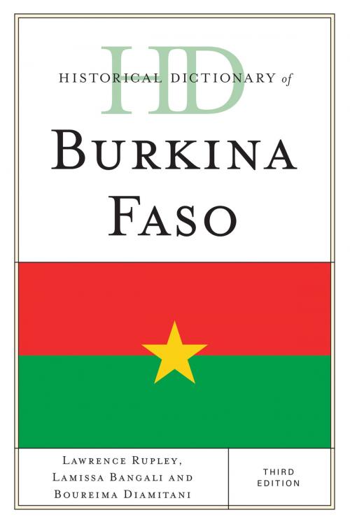 Cover of the book Historical Dictionary of Burkina Faso by Lawrence Rupley, Lamissa Bangali, Boureima Diamitani, Scarecrow Press