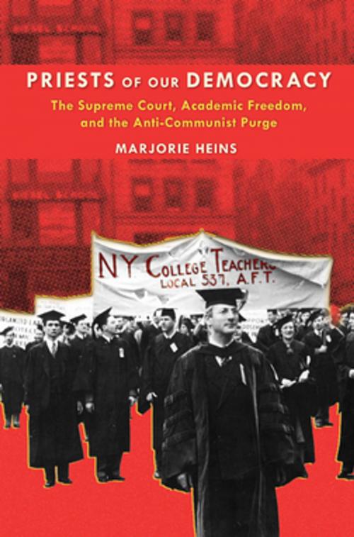 Cover of the book Priests of Our Democracy by Marjorie Heins, NYU Press
